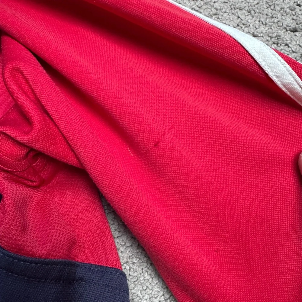 Adidas Bayern Munich Football Jacket and Pants Youth 10/12 Red Blue 2000s